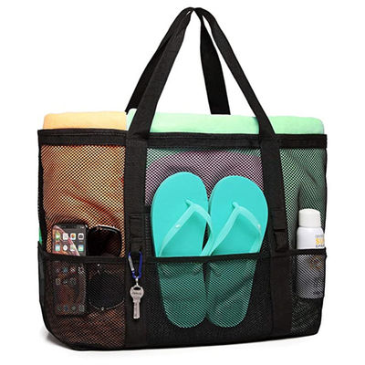 Women Mesh Transparent Bag Double Layer Heat Preservation Large Picnic Beach Bags