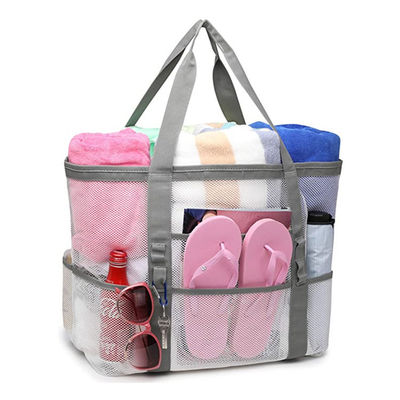 Women Mesh Transparent Bag Double Layer Heat Preservation Large Picnic Beach Bags