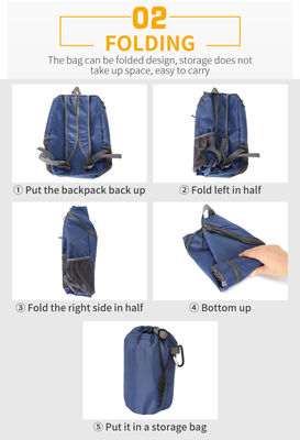 23L Foldable Mountaineering Bag Ultralight Outdoor Cycling Rucksack Travel Hiking