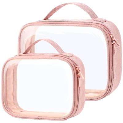 Clear Makeup Bags Waterproof Toiletry Bag with Handle Large Clear Toiletry Bags