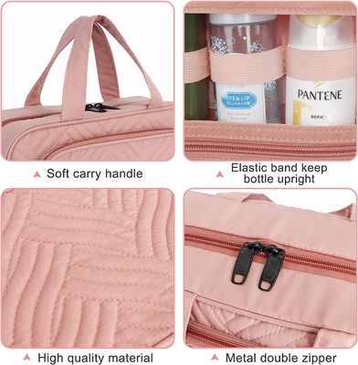 Portable Travel Black Makeup Cosmetic Case Bag Cosmetic Bag Makeup Toiletry Bag Travel Organizer