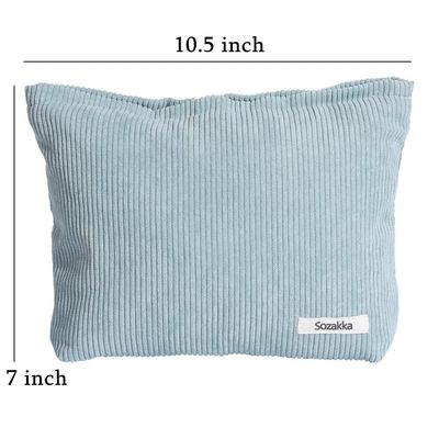Women's Velvet Makeup Bag Large Capacity Canvas Makeup Bag Travel Toiletry Bag Accessories Storage Bag