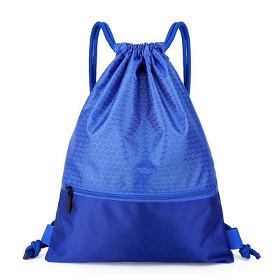 Custom Reusable Tropical Pull String Bag Drawstring Polyester School Bag For Outdoor