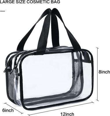 Transparent Makeup Bag Toiletry Bag Large size Transparent Travel Bag Waterproof Transparent Makeup Bag