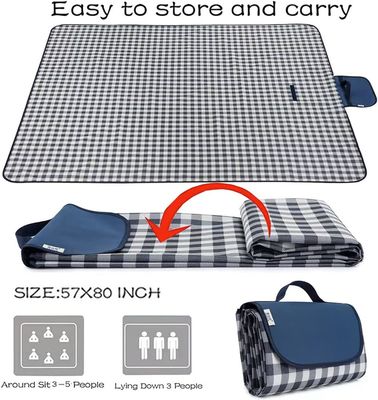 Outdoor Picnic Large Beach Blanket Foldable Lightweight Waterproof Sand Mat