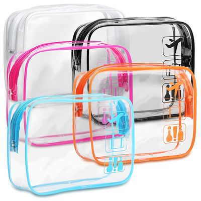 Waterproof and Shockroof Clear Cosmetic Makeup Bags for Women Men