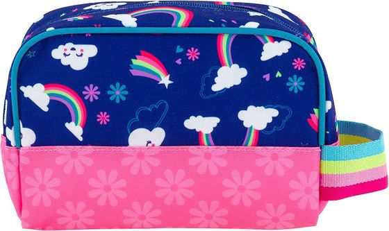 Cute Durable Rainbow Kids' Toiletry Bag Multifunctional Waterproof