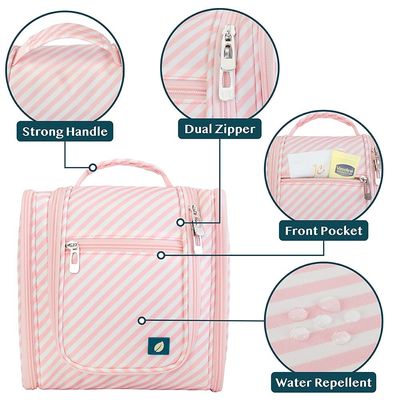 Water Resistant Hanging Travel Toiletry Bag Organizer For Women Men