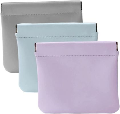 Waterproof Leather Lightweight Bag Pocket Cosmetic Bag Squeeze Pocket