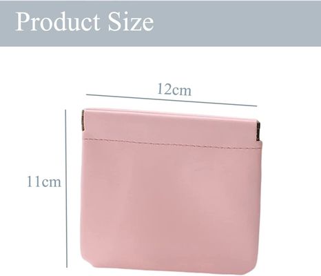 Waterproof Leather Lightweight Bag Pocket Cosmetic Bag Squeeze Pocket