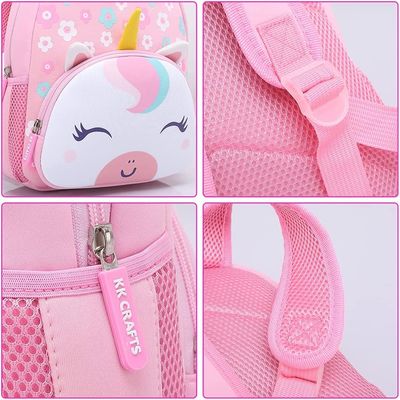 3D Cartoon Neoprene Animal Schoolbag Waterproof Lunch Box Carry Bag For Kids