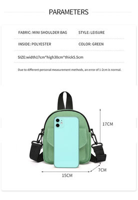 Messenger Casual Small Canvas Bag Korean Version Cute Girl Bouncing Di Small Bag