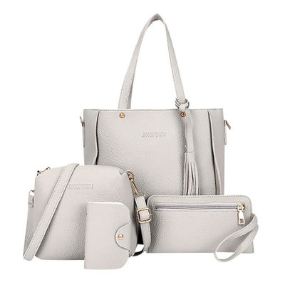 4Pcs/Set Women PU Crossbody Bag Set Leather Shoulder Bags Ladies Purse