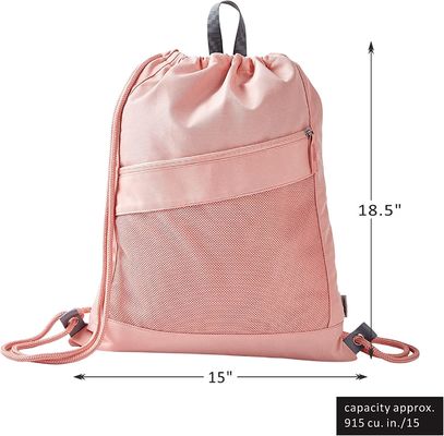Lightweight Waterproof Drawstring Backpack Gym Cinch Bag – String Backpack for Women Girls