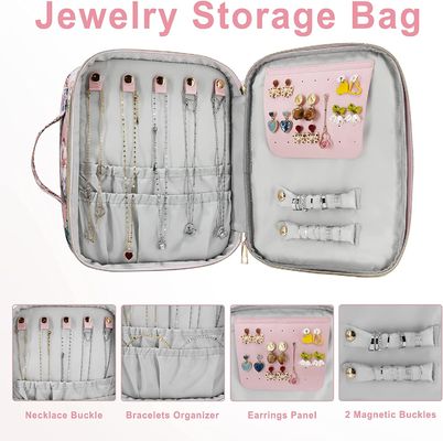 Extra Large Durable and Lightweight  Makeup Bag Double Layer Makeup Organizer  Water Resistant Makeup Brush Bag