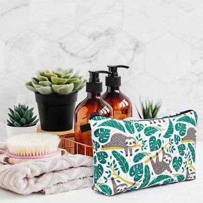 Water Resistant High quality  Cosmetic Bag for Women Makeup bag Organizer Small Mini Makeup Pouch for Purse