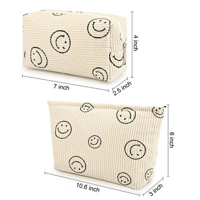 Shockproof Makeup Bag Large Quality  Cosmetic Bag  Capacity Canvas Travel Toiletry Bag Organizer Cute Makeup Bag