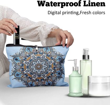 Lightweight Makeup Cosmetic Bag for Women Large Capacity Makeup Bags Travel Toiletry Bag Accessories Organizer 10 * 8in