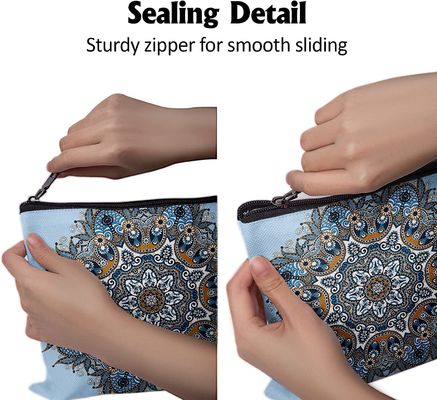 Lightweight Makeup Cosmetic Bag for Women Large Capacity Makeup Bags Travel Toiletry Bag Accessories Organizer 10 * 8in
