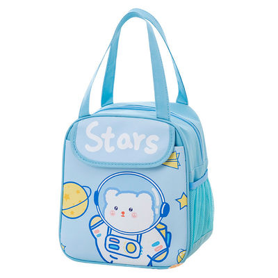 Kids Oxford Fabric Insulated Cooler Bag Waterproof Thermal Lunch Bag For Food Delivery