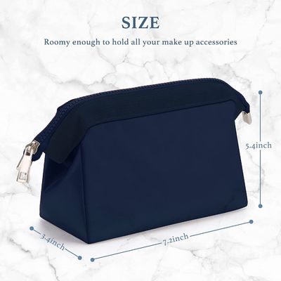 Makeup Bag Organizer Zipper Pouch Travel Essentials Storage Make Up Bag Vacation Travel Toiletry Bag For Women Girls