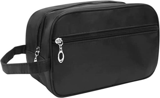 Lightweight  Water Resistant Mens Shaving Bag for Travelling, Travel Dopp Kit for Toiletries Accessories