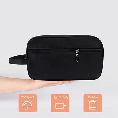 Lightweight  Water Resistant Mens Shaving Bag for Travelling, Travel Dopp Kit for Toiletries Accessories