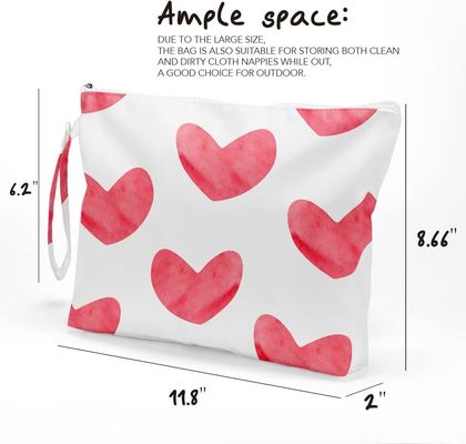 Waterproof Large Capacity Travel Cosmetic Bag Zipper Pouch For Women