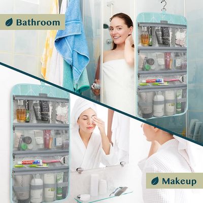 Waterproof Travel Hanging Toiletry Bag Foldable For Women Men