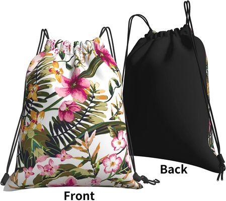 Drawstring Bags For Women Girls String Backpack Yoga Bag Water Resistant Light Weight Nylon