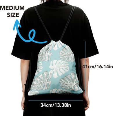 Lightweight and waterproof Backpack Drawstring Bag String Bag Sackpack Gym Sports Travel Backpack