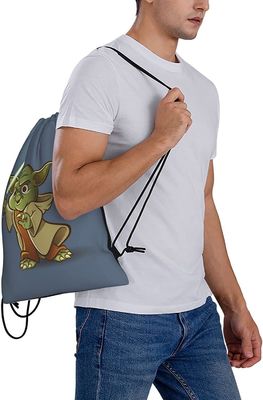 Waterproof Anime Drawstring Backpack Bulk Cartoon String Backpack Drawstring Bags Cinch Bag Sackpack for Men Women