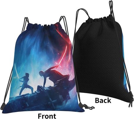 Water Repellent Cinch Drawstring Bags Backpack Bulk Cartoon Shockproof For Men Women Gym