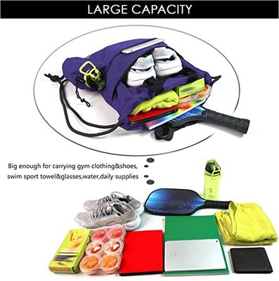 Shockproof Drawstring Bag Backpack Gym Sports Bag For Swim Women Men