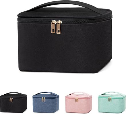 Shockproof Makeup Bag Portable Small  Cosmetic Organizer Storage Case with Handle for Jewelry, Lipstick, Cosmetic Box