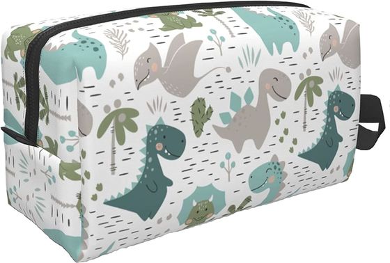 Cute Travel Soft  Makeup Cosmetic Bag Pouch Large Accessories for boy Gifts Waterproof Zipper