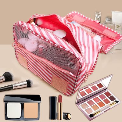 Makeup Bag Hanging Shockproof protective &amp;Storgae Toiletry Bags for Traveling Women Girls