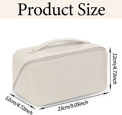 Multifunctional Makeup Bags Waterproof Portable With Handle And Divider