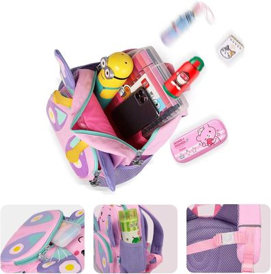Lighweight Durable Kids Toddler Backpack Girls 3D Cartoon School Daycare Nursary Travel Bags