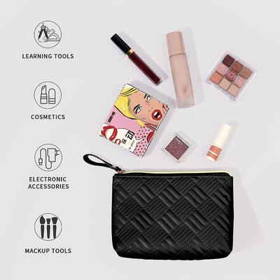 Durable Cosmetic Bag Shockproof 1000PCS For Woman Small Makeup Bag With Zipper