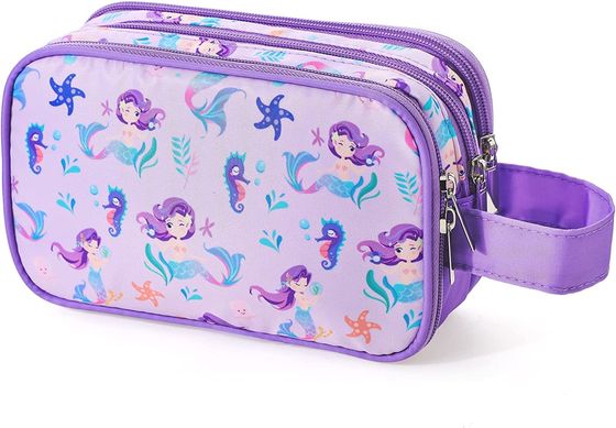 Travel Toiletry Bag for Little Young Girls Cosmetic Makeup Waterproof Hanging Wash Bag Toddler Traveling Toiletries