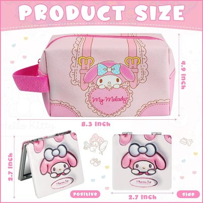 Waterproof and Durable  Makeup Bag for Girls  Friend - Cute Rabbit Travel Cosmetic Pouch
