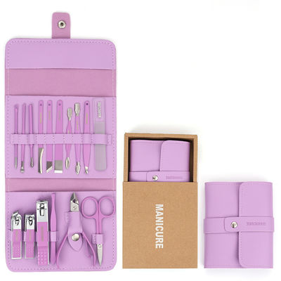 Manicure Set Nail Clippers Tools Household 4/12/16Pcs Stainless Steel Ear Spoon Nail Cutters Scissors Kit For Manicure Tools