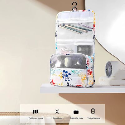 Multi-Functional Hanging Cartoon Travel Toiletry Bag Lightweight For Women Girls