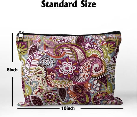 Waterproof Makeup Bag Mandala Cosmetic Bag For Women Travel Toiletry Bag