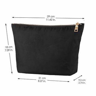 Nylon Makeup Bags with Nylon Zipper Travel Waterproof Toiletry Organizer Bag