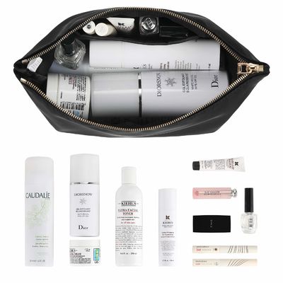 Nylon Makeup Bags with Nylon Zipper Travel Waterproof Toiletry Organizer Bag