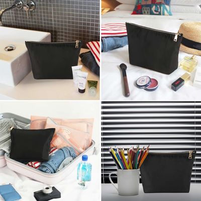 Nylon Makeup Bags with Nylon Zipper Travel Waterproof Toiletry Organizer Bag