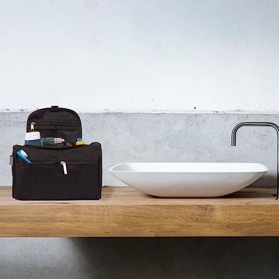 Shockproof Hanging Travel Toiletry Bag Organizer Bathroom Hygiene Dopp Kit With Hook