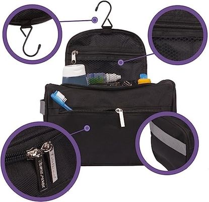 Shockproof Hanging Travel Toiletry Bag Organizer Bathroom Hygiene Dopp Kit With Hook